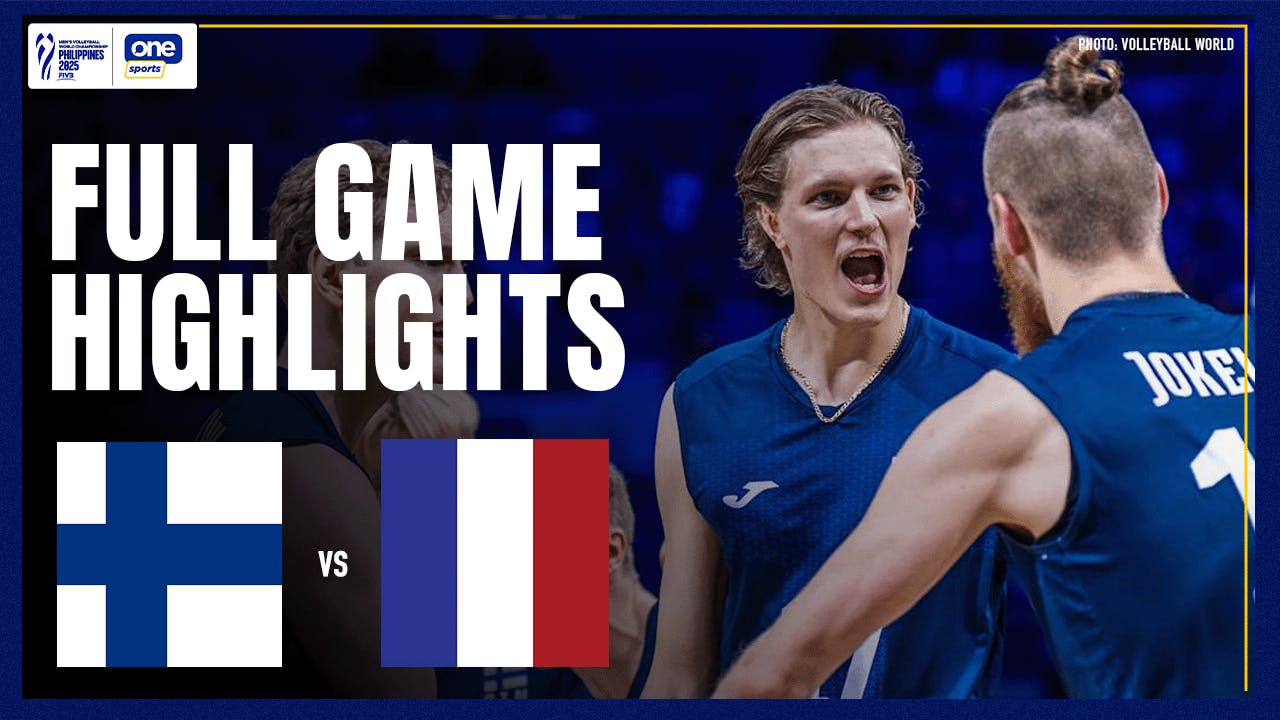 Finland survives five-setter this time, upsets Olympic champ France | FIVB Highlights